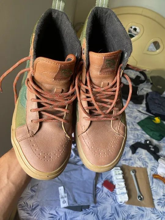 Vans couro marrom - raro - 39/40 - Foto 3