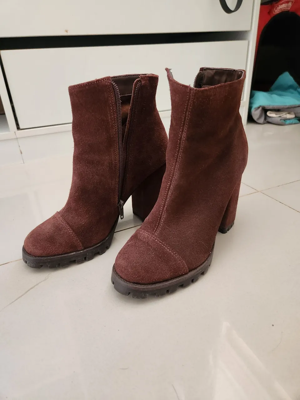 Bota de cano curto Arezzo 35