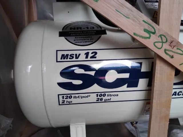 Compressor Isento de Óleo Odontologico Schulz - MSV 12/100 novo e com garantia - Foto 4