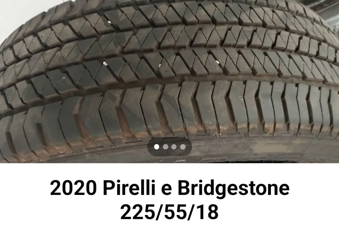 Pneu Pirelli e Bridgestone 225/55/18