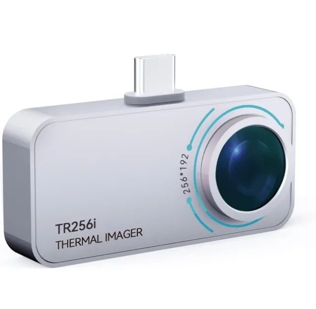 Câmera Térmica Infravermelho Portátil Tipo C TR256i 256x192 Mileseey Profissional Celular