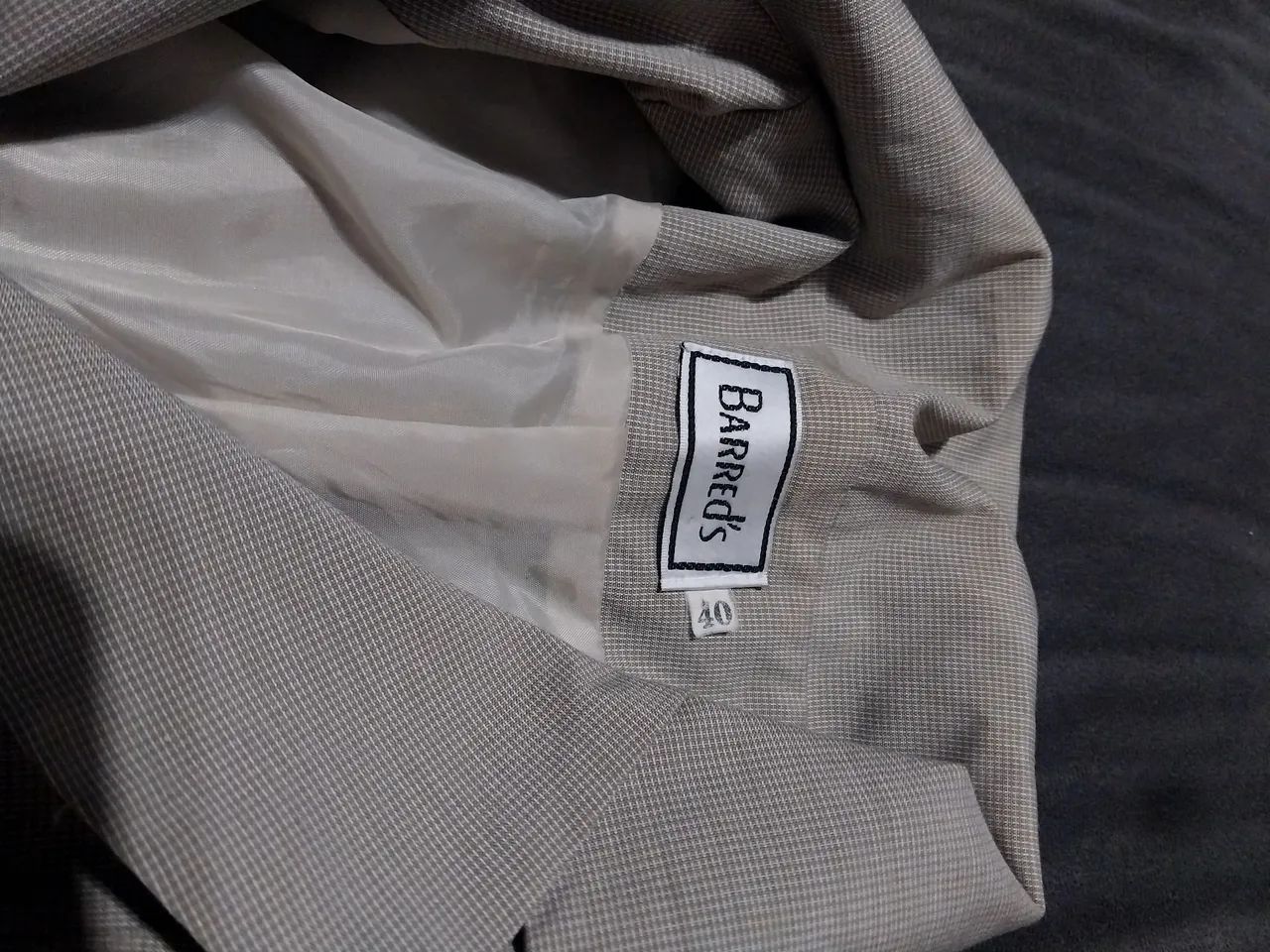 Blazer Bege Barred's - Foto 3
