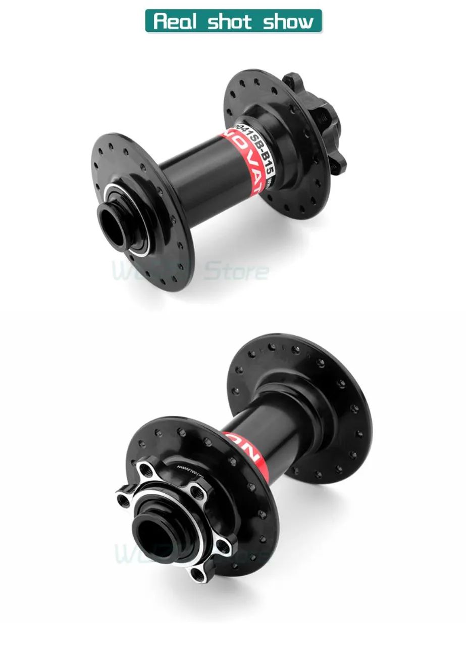 Cubo dianteiro Novatec Boost 041SB Novo - Foto 3