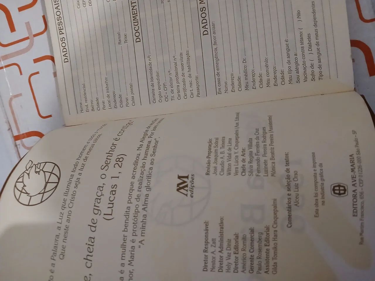 Agenda biblica antiga 1996  - Foto 3
