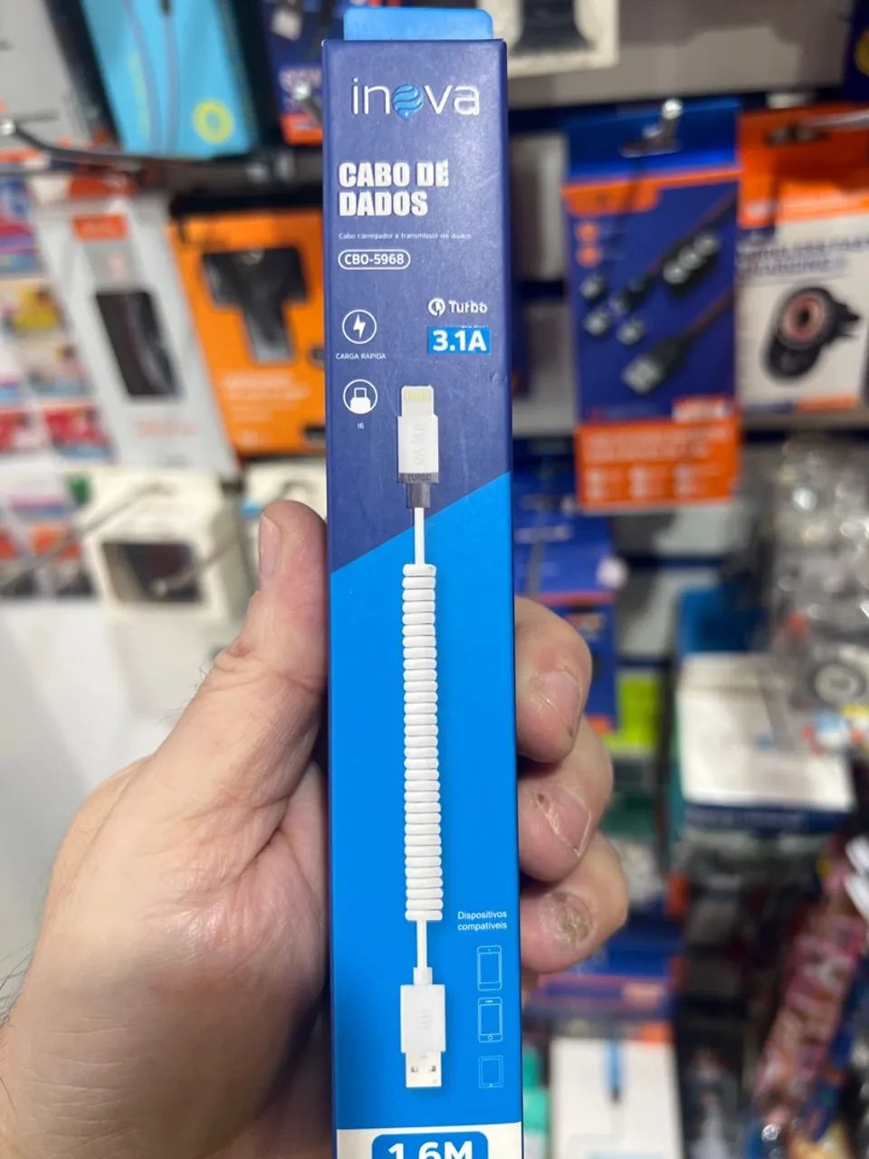 Cabo de Dados Turbo 3.1A Inova