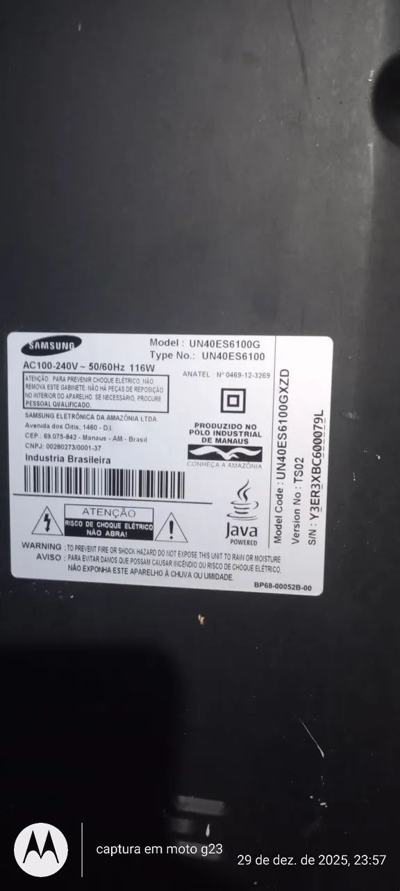 Vendo TV Samsung smart. Tv sem imagem - Foto 4