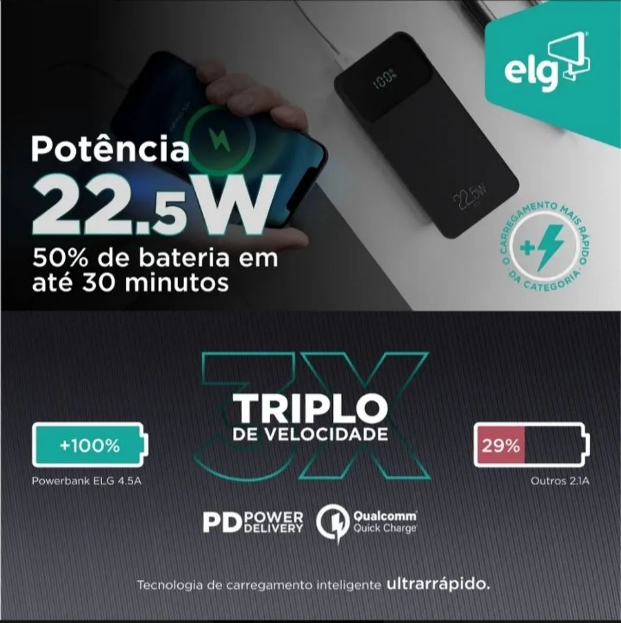 Power Bank Elg 20.000 MAh  - Foto 2