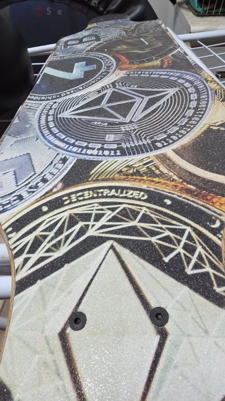 skate longboard + capacete - Foto 5