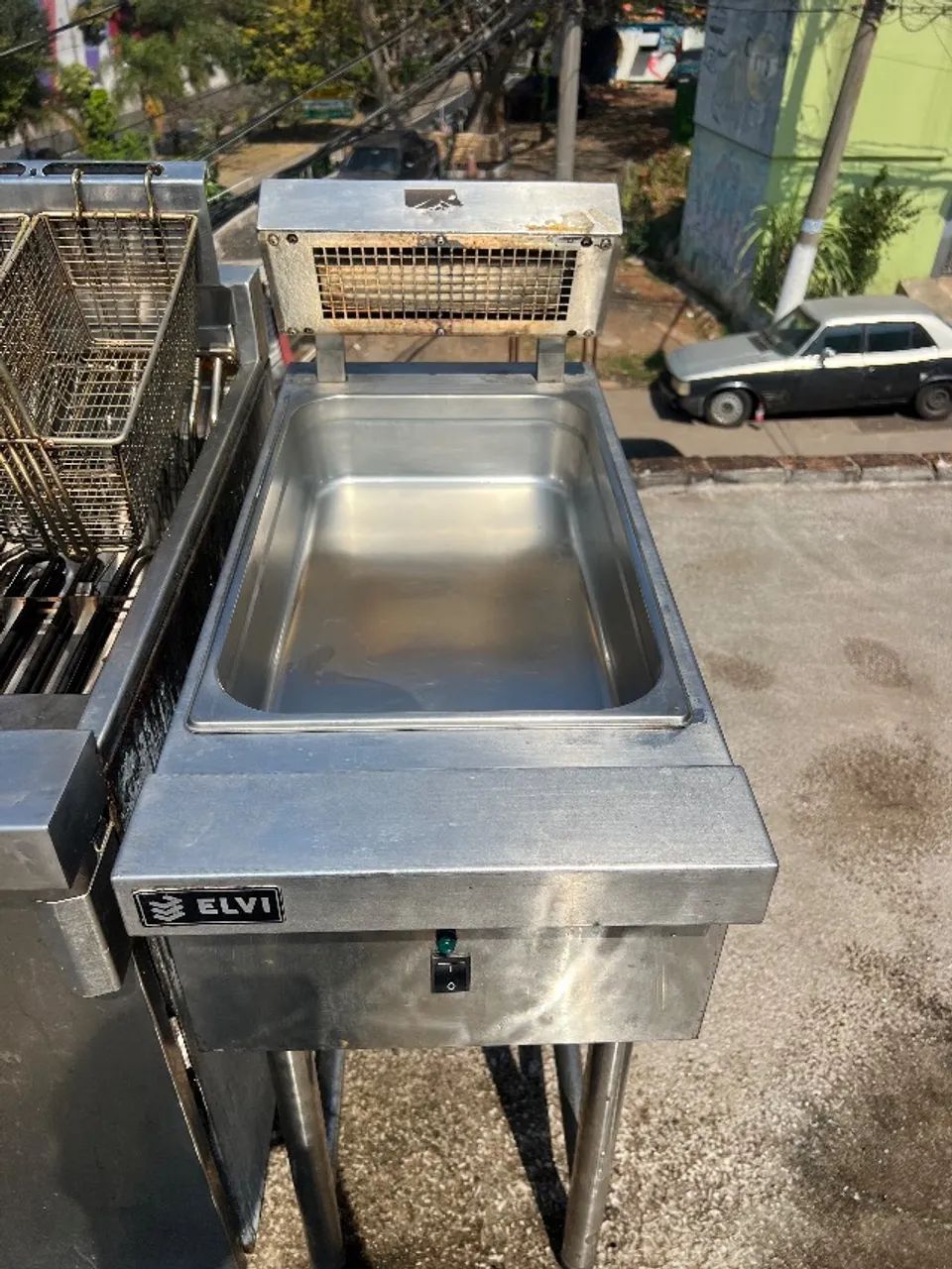 Conservador de fritura elvi restaurante batata frita 