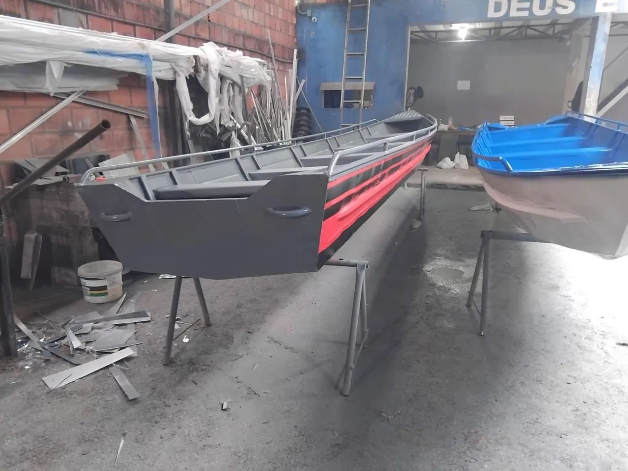 Canoa de Alumínio, 4,5,6,7 e 8 Metros\ Fabricamos todos os modelos  - Foto 6