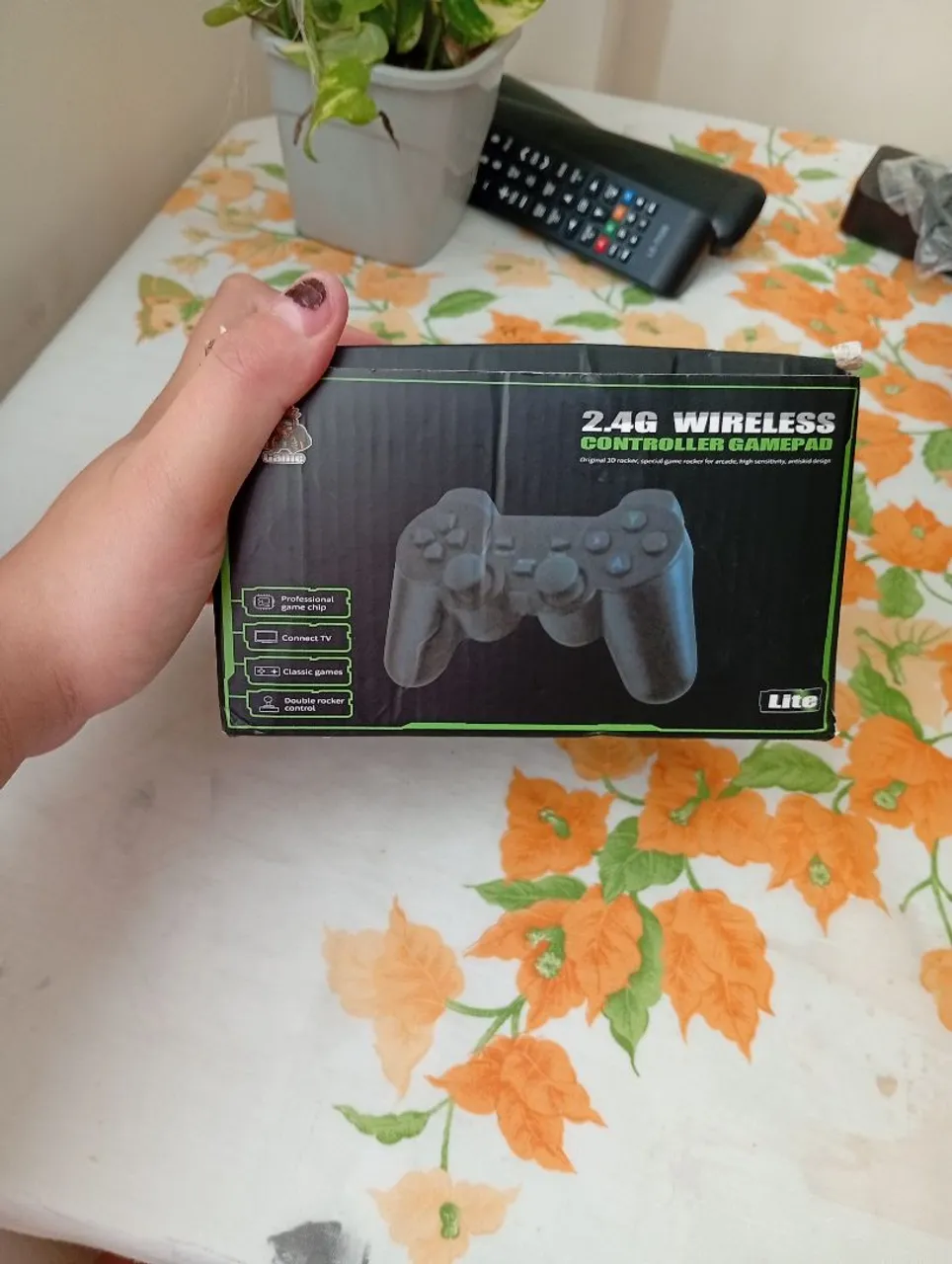 Controle Wireless 2.4G para Jogos - Novo na Caixa