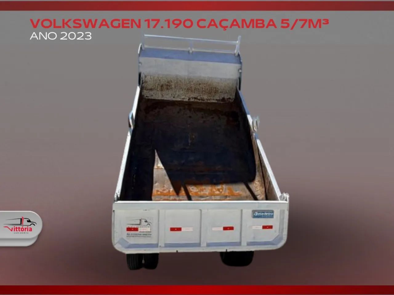Caminhão Volkswagen VW 17.190 Caçamba 5/7 m³ ano 2023 - Foto 9