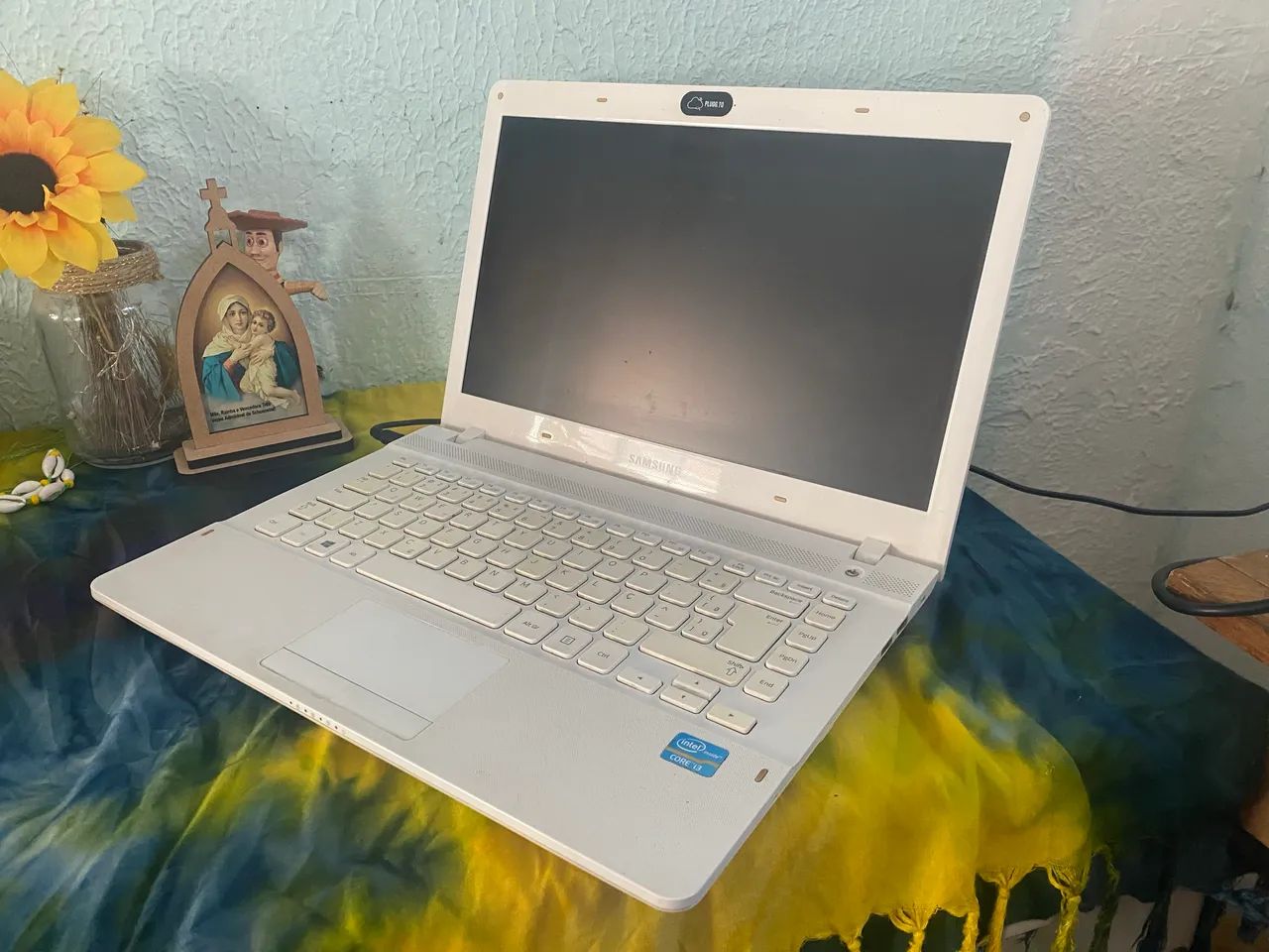 Notebook Sansung Branco em ótimo estado 