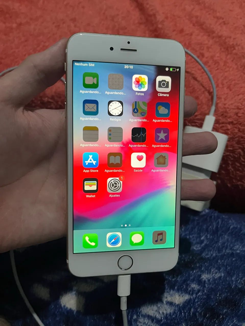 iPhone 6 Plus 16GB - Funcionando - Touch ID OK - Bateria 76