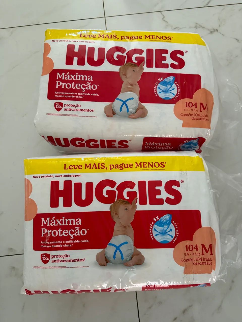Fraldas Huggies Máxima proteção 208 un.