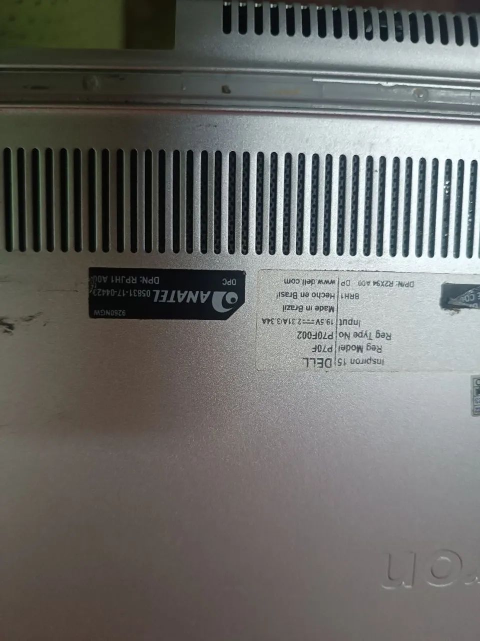 Teclado e Placa mãe com defeito Dell Inspiron 15 7580 - Foto 3