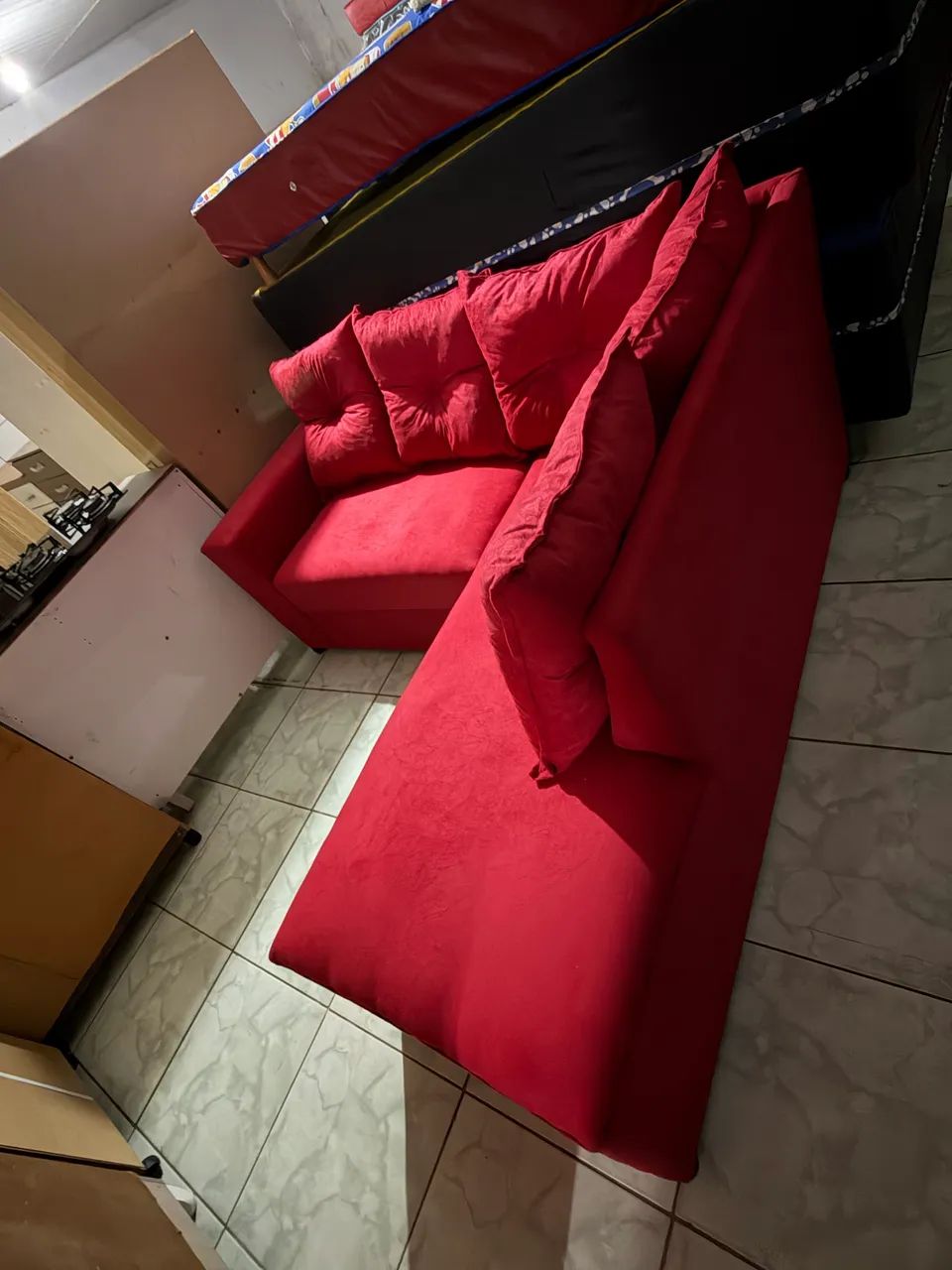 Sofá de canto novo 