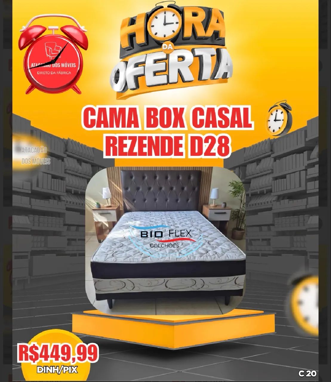 CAMA BOX CASAL (PROMOÇÃO IMPERDÍVEL)  - Foto 2