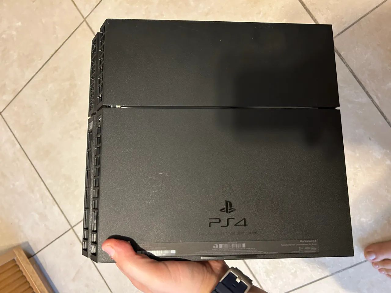 PS4 com defeito + controles - Foto 4