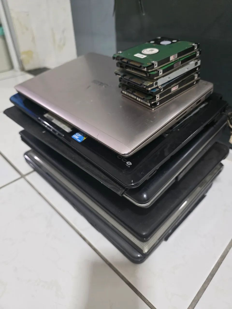 Lote com 06 notebook para concerto ou aproveitar peças