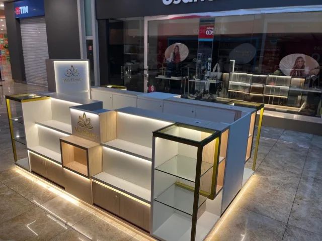 Quiosque de Madeira Moderno para Shopping - Foto 4