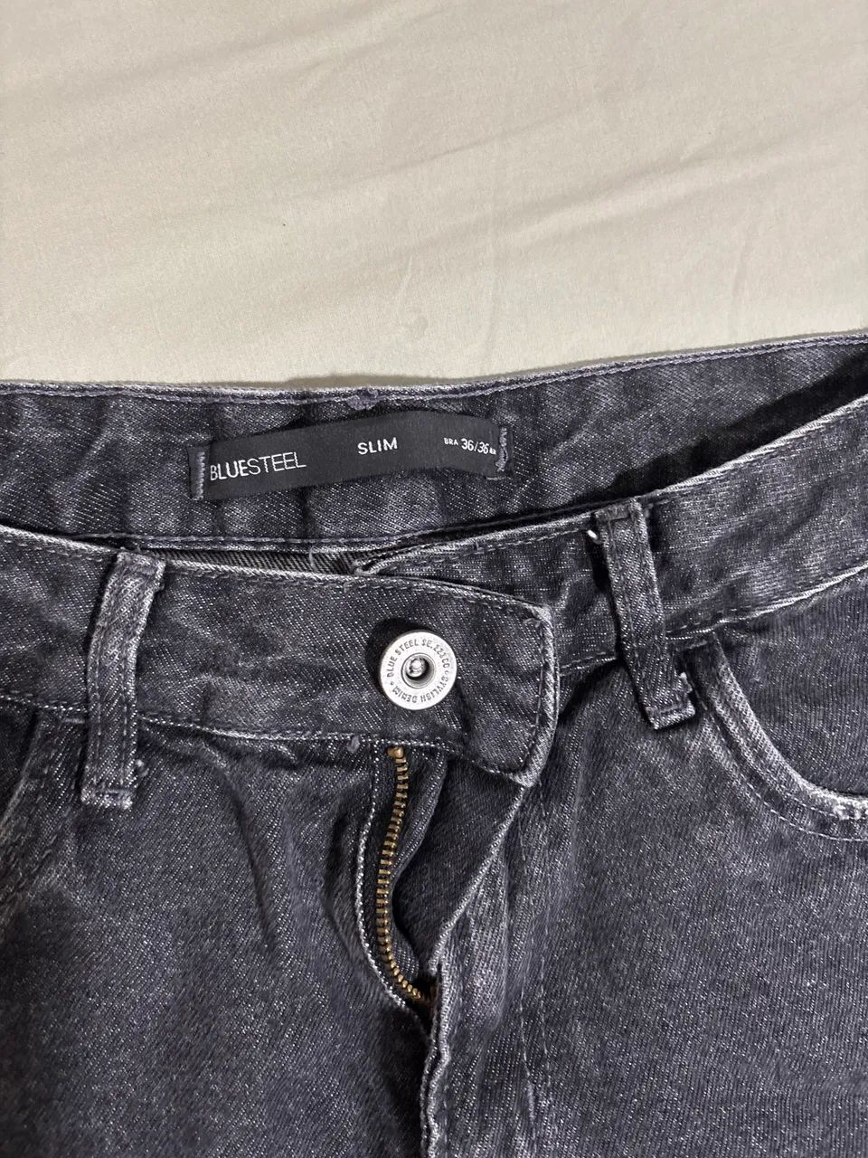 Shorts Jeans preto renner rasgado  - Foto 3