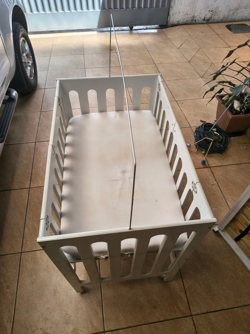 Mini berço com colchão  - Foto 2