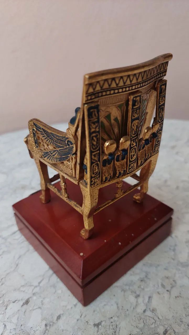 Miniatura Trono Egípicio Tutankamon  - Foto 2