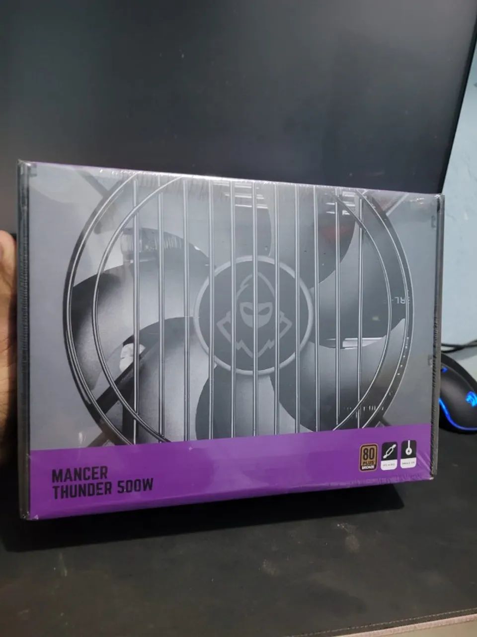 Fonte Mancer Thunder 500w Bronze 80 Plus,  Cor Preto (Nova) - Foto 3