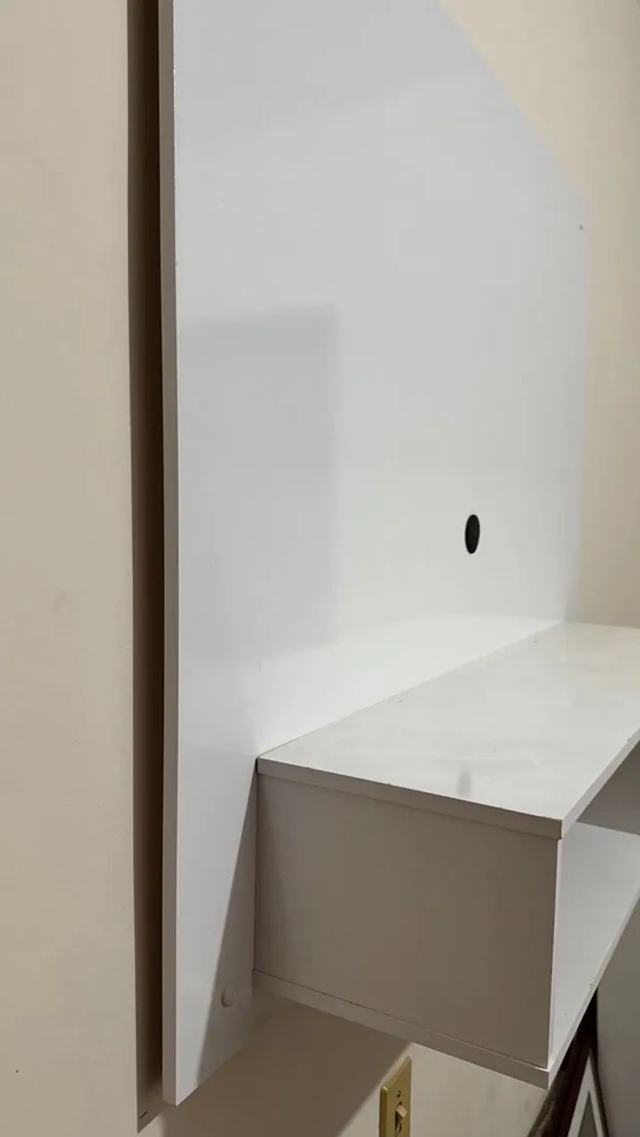 PAINEL TV ATÉ 52 POLEGADAS MDF BRANCO - Foto 4
