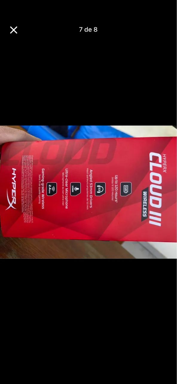 Headseat sem fio HYPERX CLOUD 3 - Foto 4