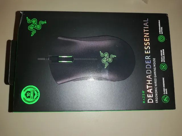 Mouse Razer DeathAdder Essential - Mouse Com Fio 6400DPI - Foto 2