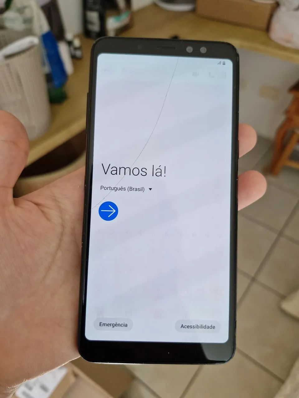 Samsung A8 Plus 2018 - Funcionando perfeitamente - Foto 5