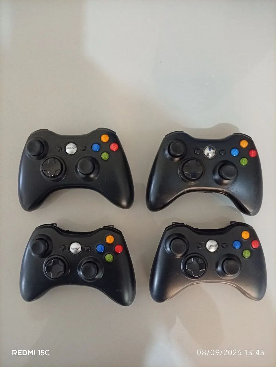 Lote de controles Xbox 360
