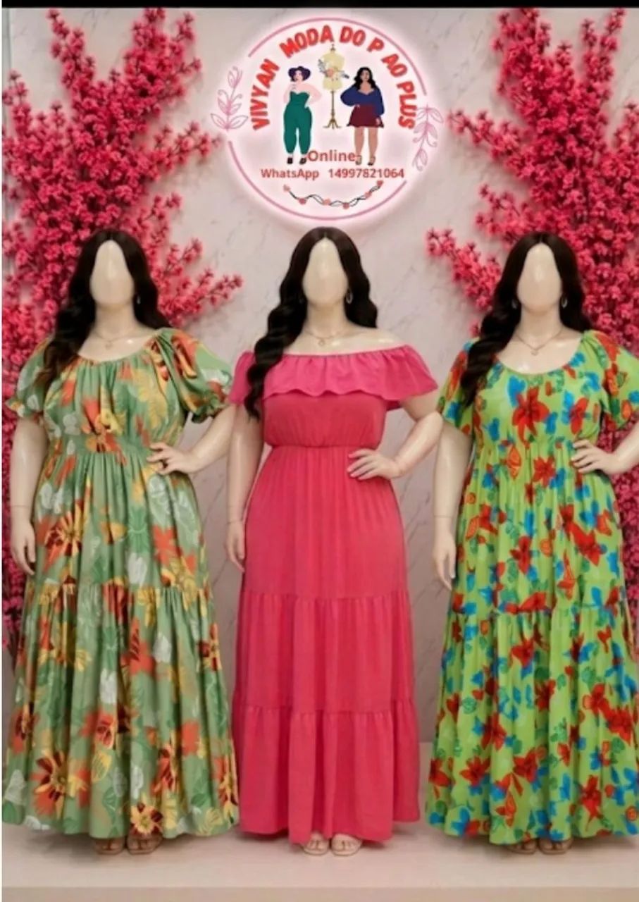 Vestidos no M ,G e Plus size 