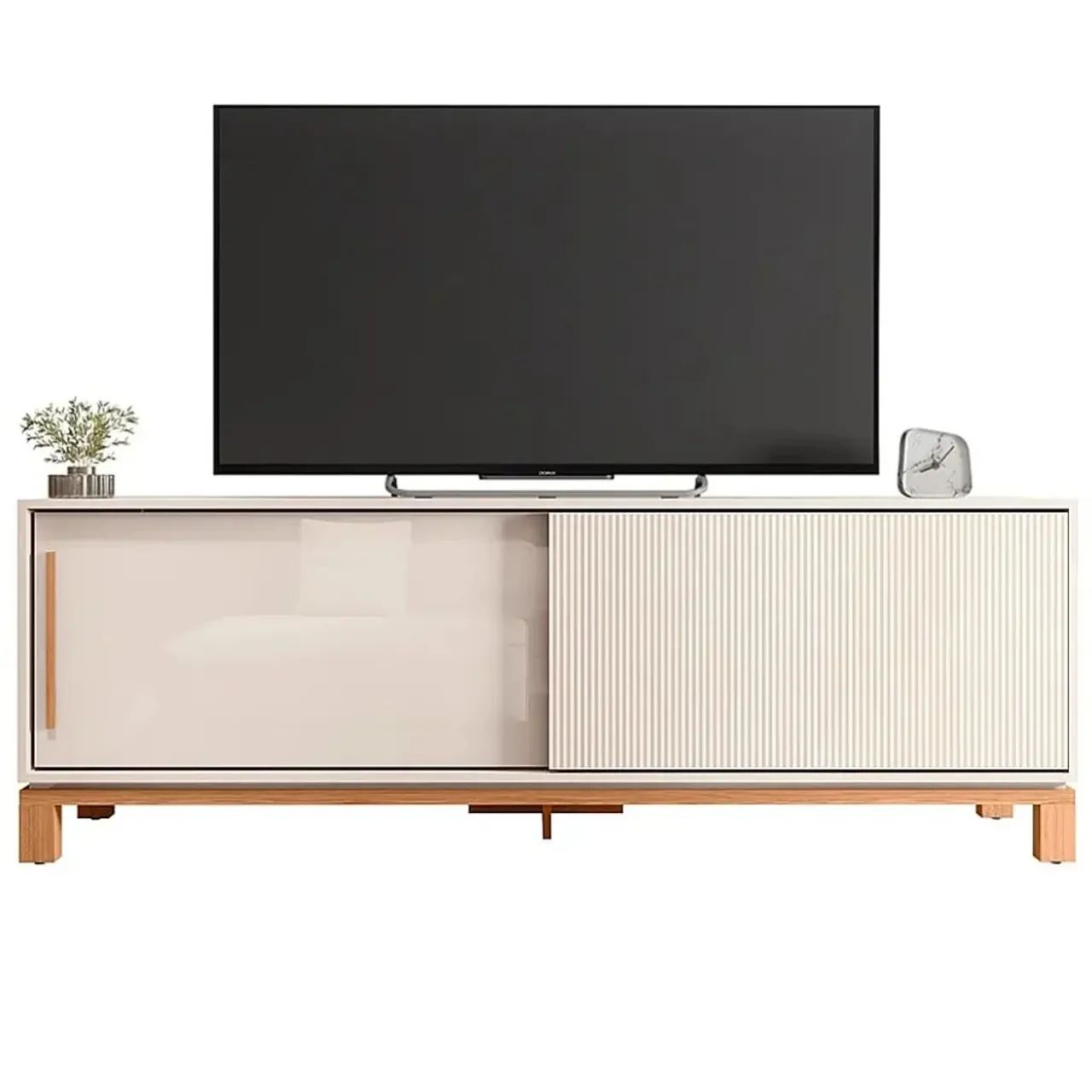 Rack Mondrian 180cm para Tv Até 65 Polegadas 2 Portas Caemmun _ entrega hoje  - Foto 2