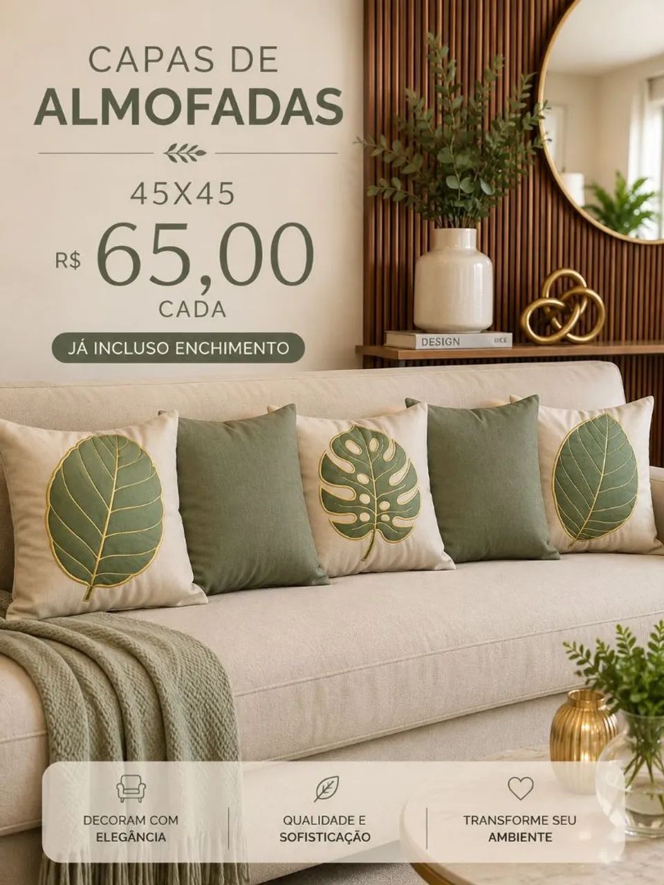 Capas de almofadas