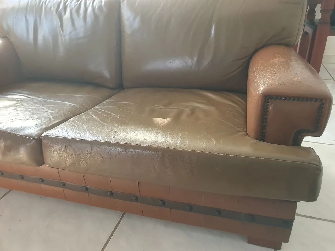 sofa couro legítimo - Foto 3