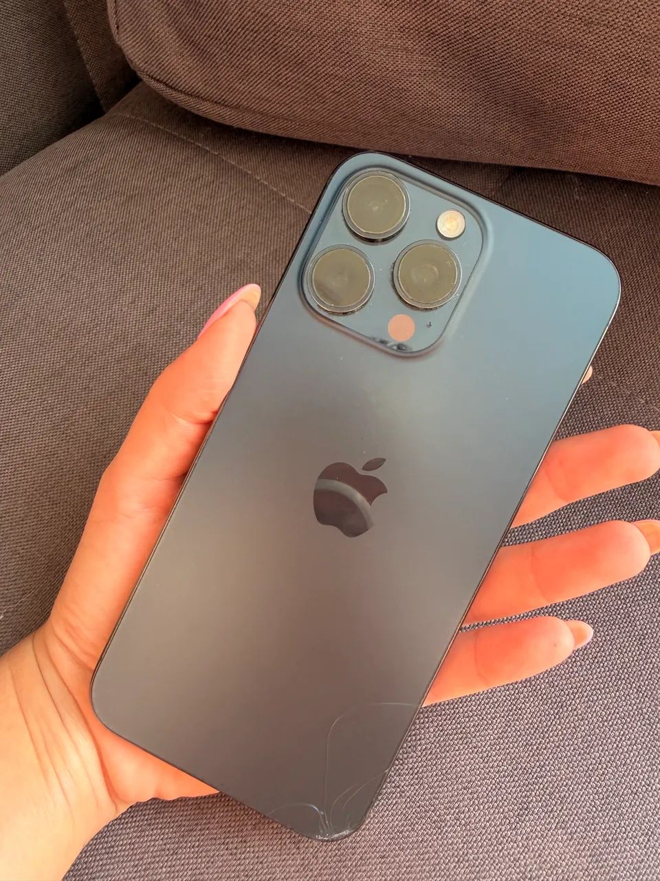 iPhone 15 pro Max 256GB Azul Titanium - Celulares e Smartphones