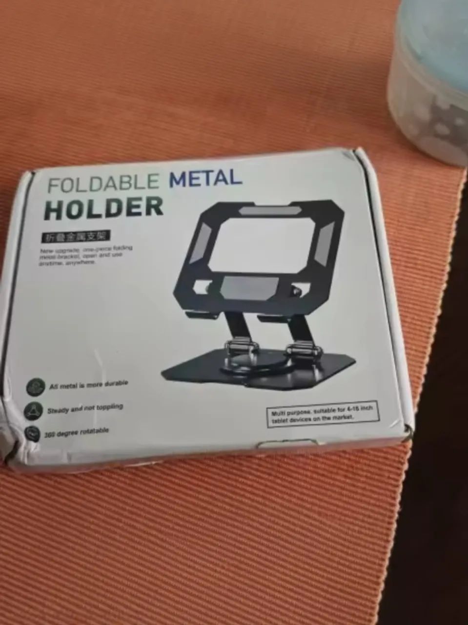 Suporte para Tablet e Celular em Metal com Base 360° - Foto 2