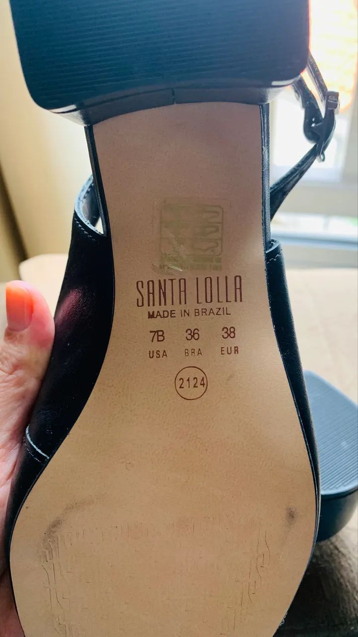 Sapato Santa Lolla 36 - NUNCA USADO - Foto 3
