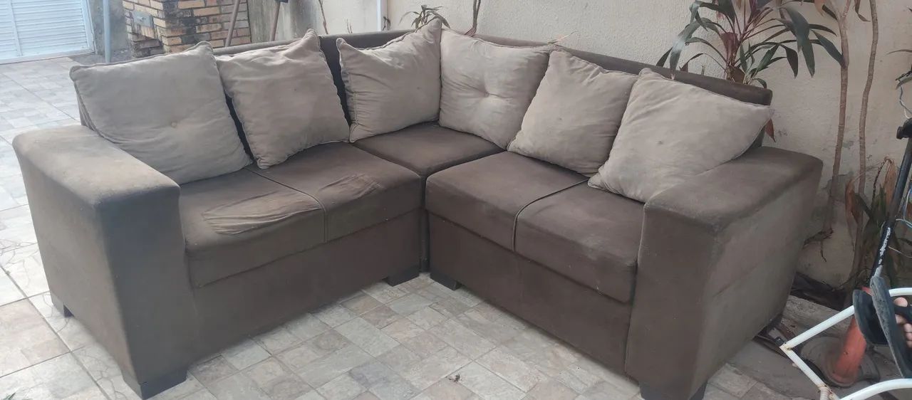Vendo sofá em L 65153856177411120