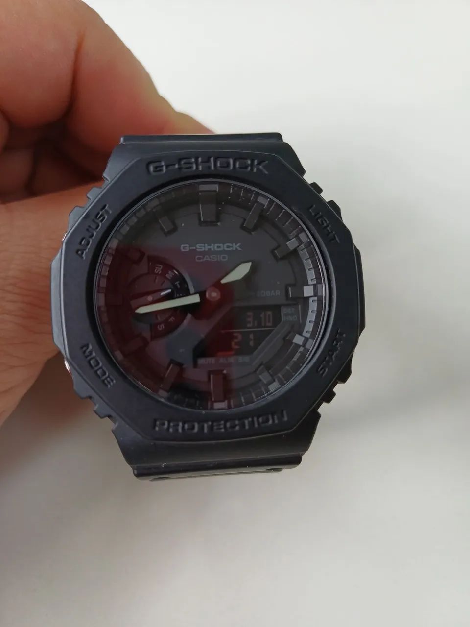 Relógio Casio G-Shock Masculino Carbon GA-2100-1A1DR Preto