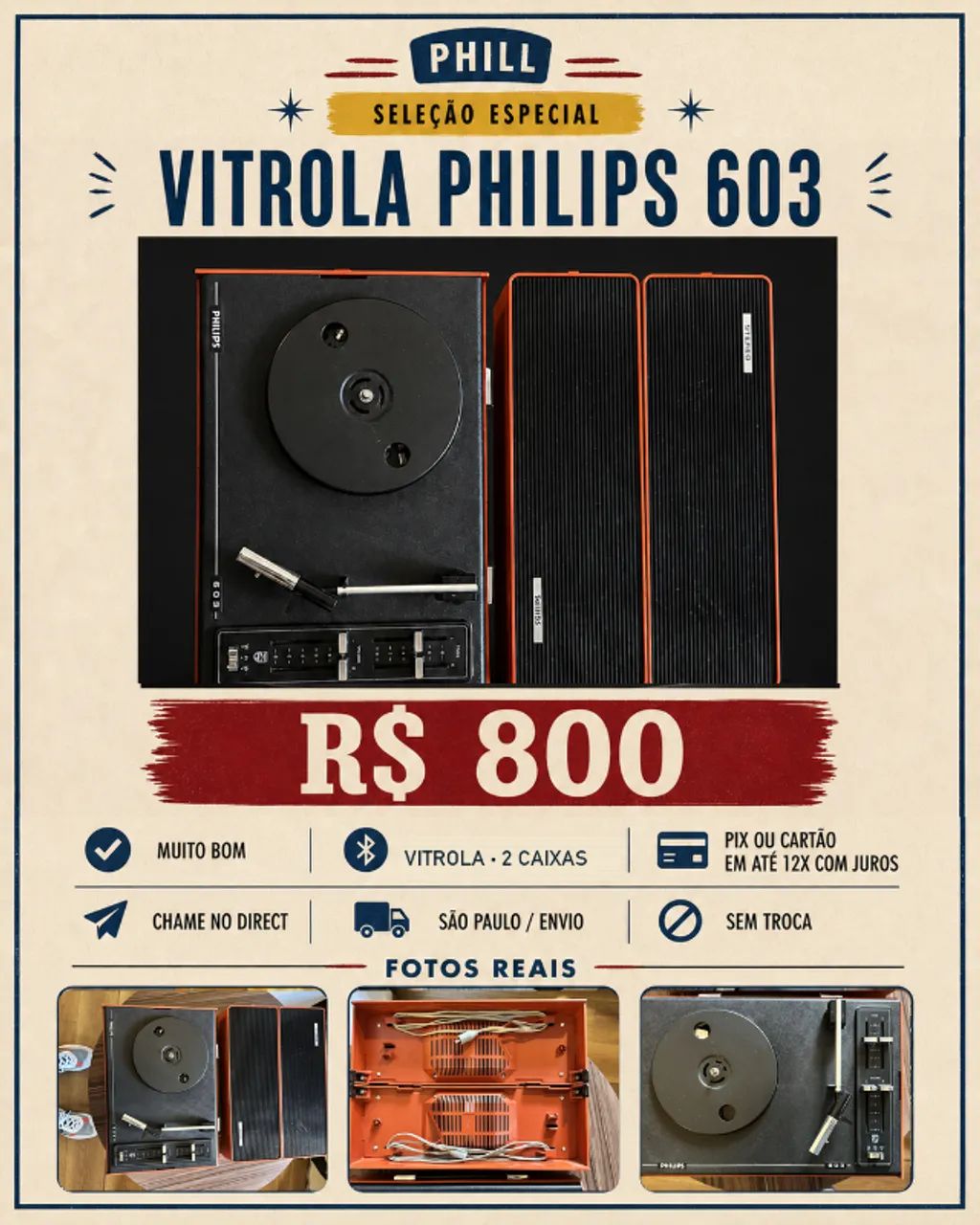 VITROLA PHILIPS 603