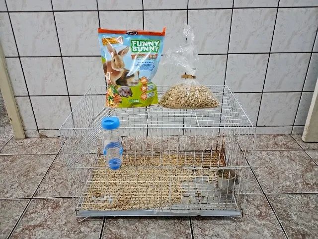 Gaiola para mini coelho/hamster - Foto 4