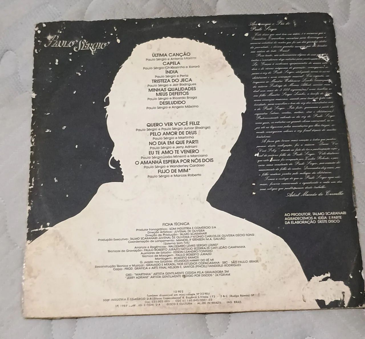 LP Paulo Sérgio - Disco Original Vintage - Foto 2