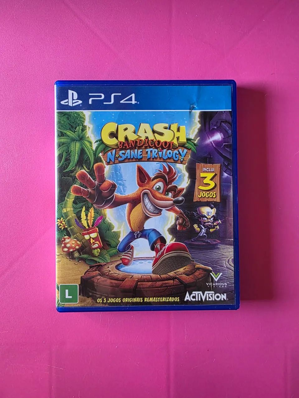 Jogo Ps4 Crash Bandicoot N Sane Trilogy 