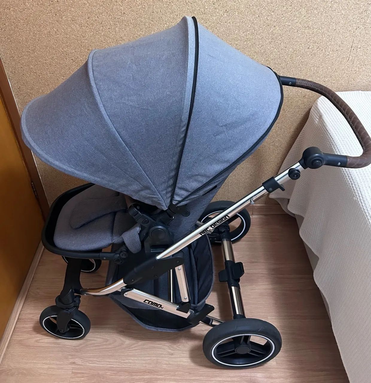 Vendo carrinho ABC Design Como 4 + Moisés - Excelente estado  - Foto 5