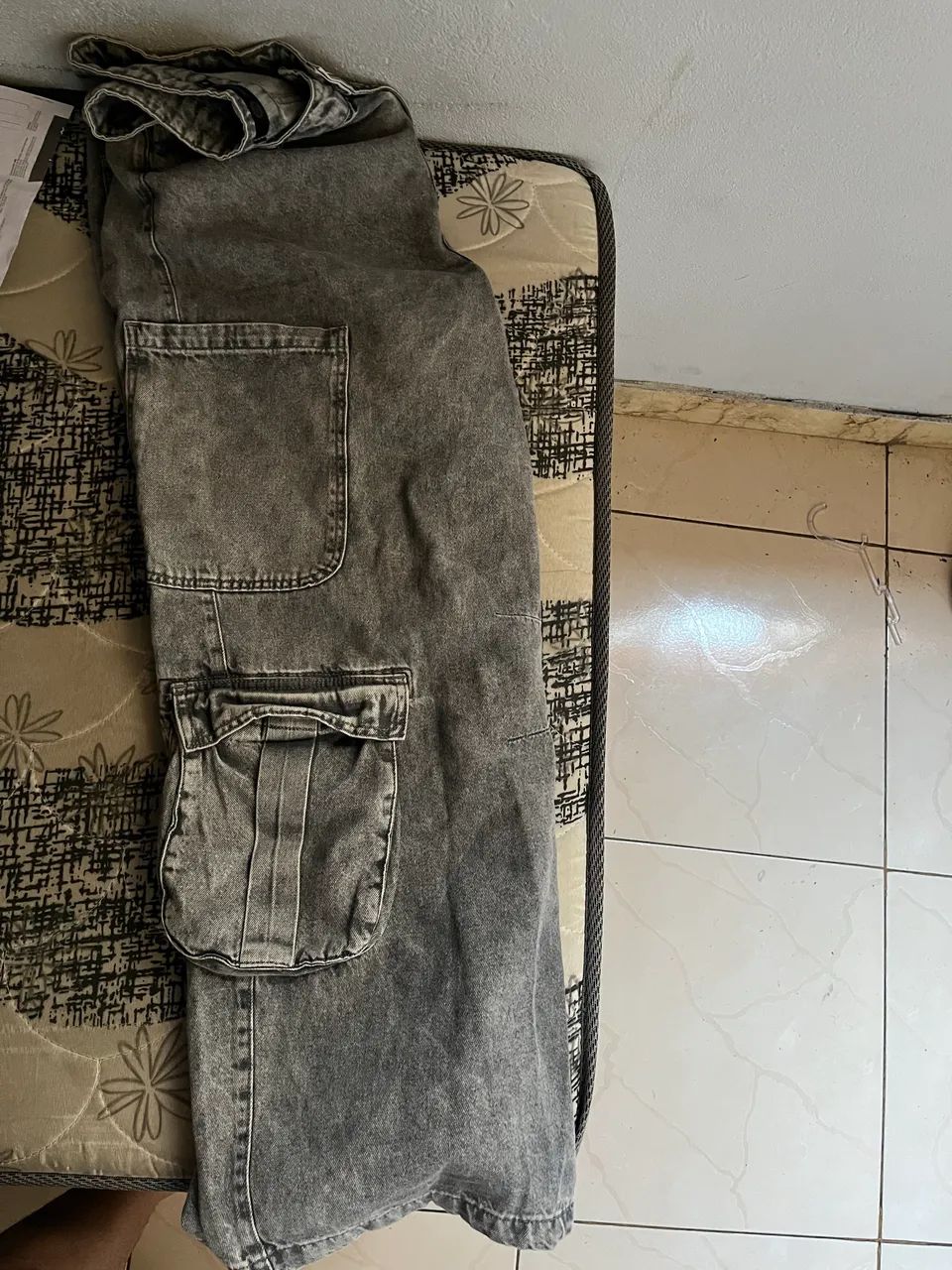 Calça jeans cargo skater  - Foto 2