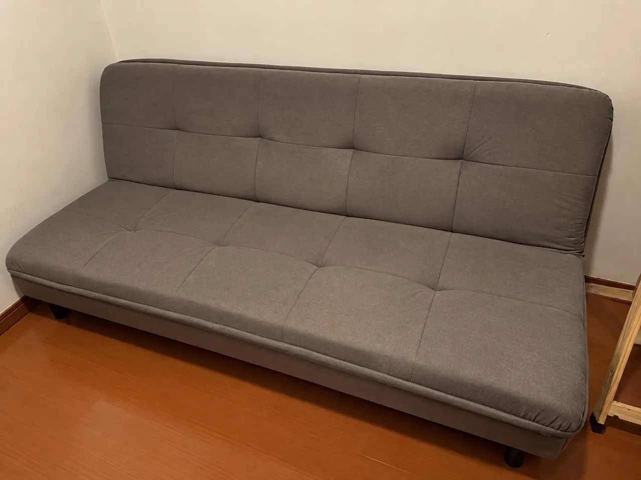 Sofá cama cinza chumbo 